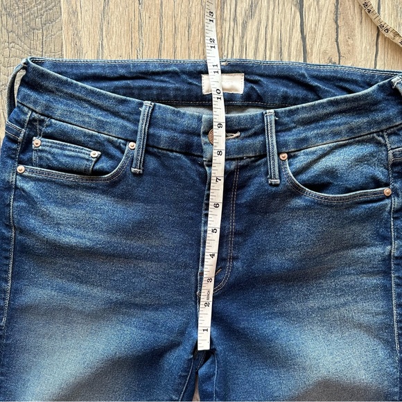 Mother Skinny Jeans The Looker Ankle Fray 26 - Picture 5 of 10